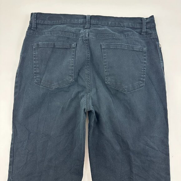 Gloria Vanderbilt Amanda Straight Leg Women's size 14P Black Denim Jeans - Picture 5 of 5